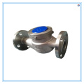 Compteur d&#39;eau en acier inoxydable de débitmètre à turbine liquide